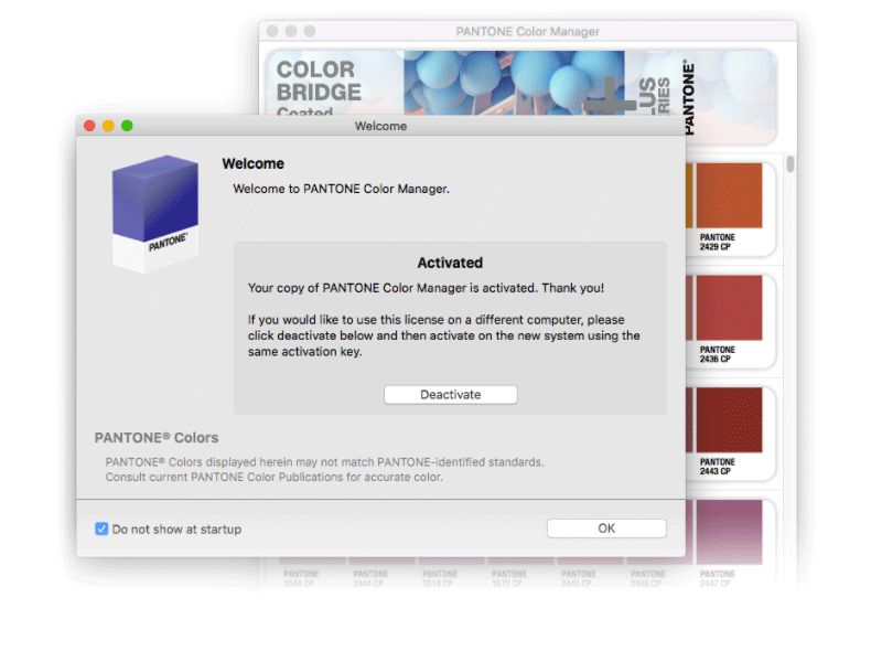 Pantone Color Manager - sådan aktiverer du