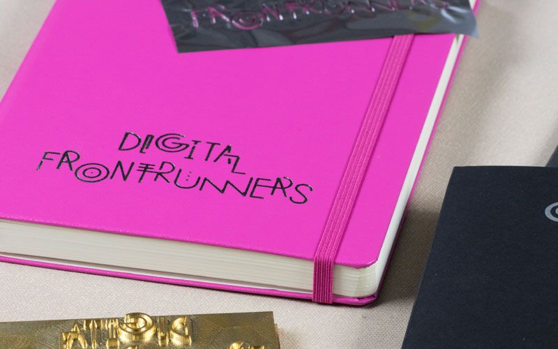 Notesbog. med logo - Digital Frontrunners