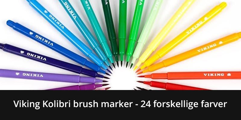 Viking Kolibri brush marker penselmarker