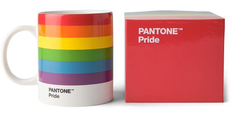 Pantone Pride krus med hank