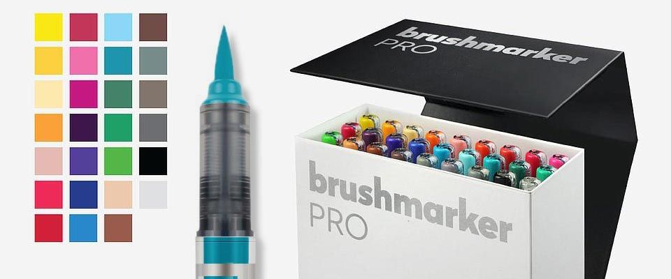 Karin Brushmarker Pro sæt med 26 farver