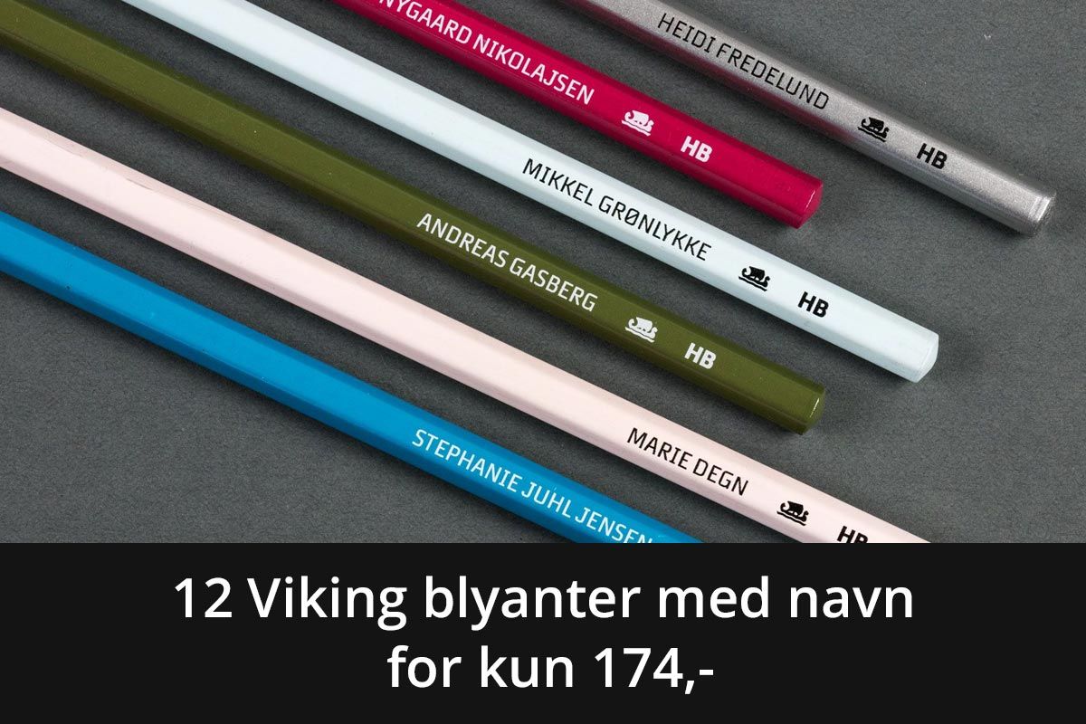 Viking blyanter med navn
