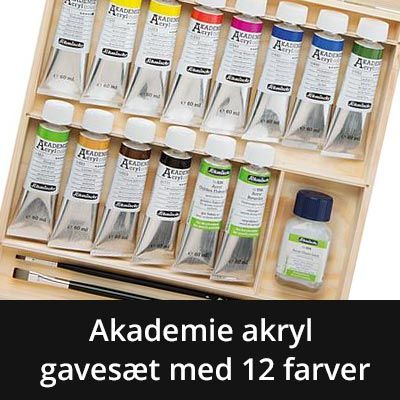 Akademie akrylfarver