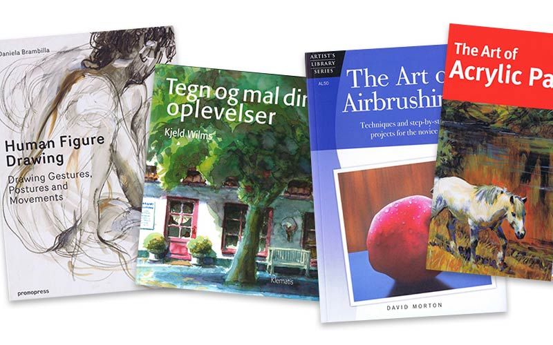 Bøger om kunstteknik og tegning