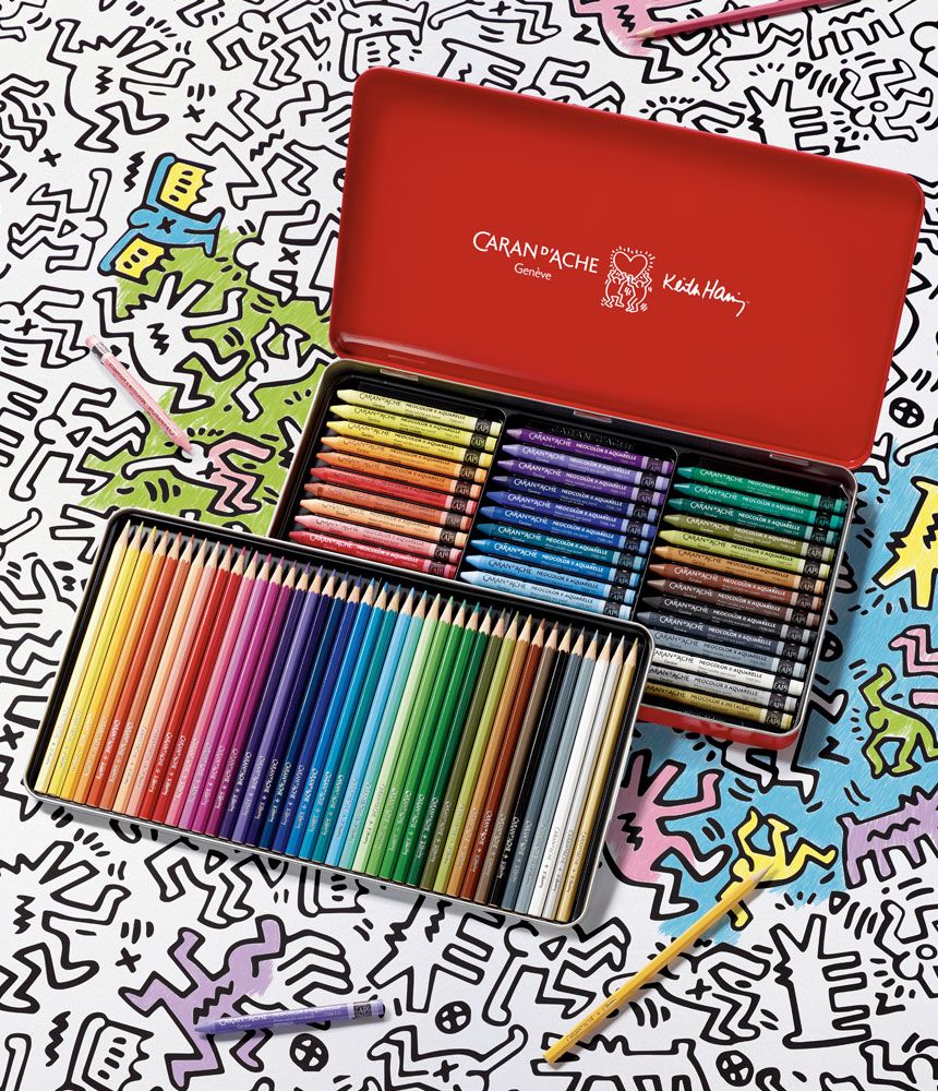 caran d'Ache + Keith Haring notesbog special edition