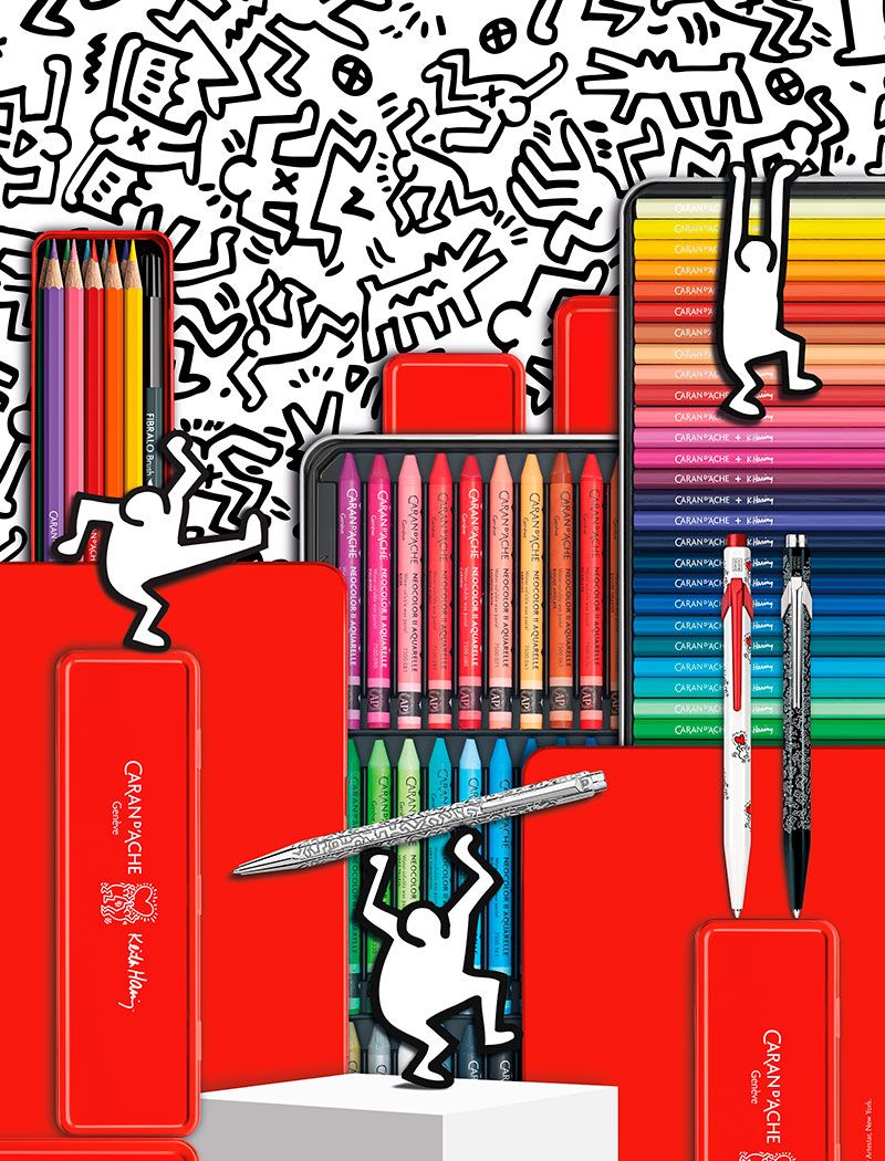 Keith Haring + Caran d'Ache special kollektion