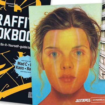 Bøger om kunst, street-art og graffiti