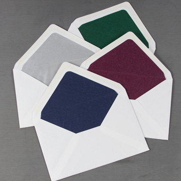 Vellum - kuverter med farvet for