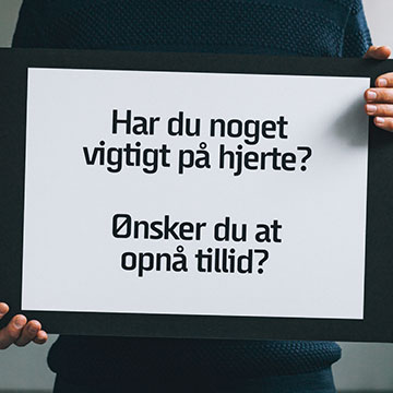 Har du noget vigtigt på hjerte?