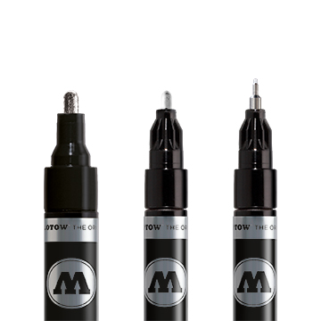 Liquid Chrome pump marker fra Molotow