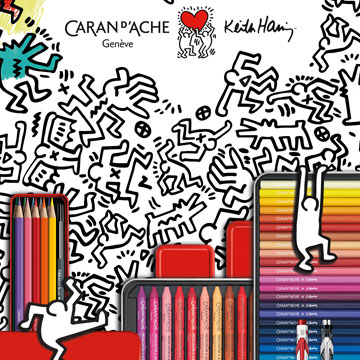Caran d'Ache + Keith Haring special edition