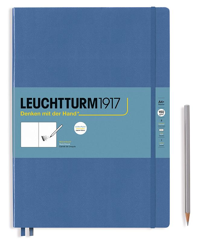 faktureres Telemacos Initiativ Leuchtturm1917 skitsebog - 150g hvidt kvalitetspapir og hårdt omslag