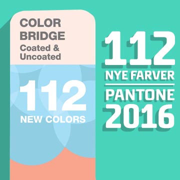 112 nye Pantone farver - opdatér din farvevifte her